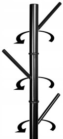 Stojanový vešiak NIKO čierny