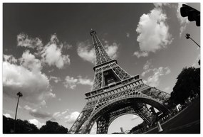 Obraz - Eiffelova veža v Paríži (90x60 cm)