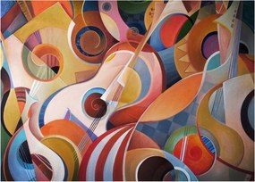 Obraz - Hudobný abstrakt (70x50 cm)