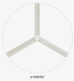 FARO 34292-1TW - LED Stmiev. ventilátor CRUISER LED/20W/230V 2700/4000/6500K + DO