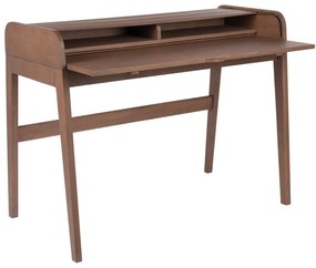 Hnedý písací stôl s výsuvnou doskou Zuiver Barbier