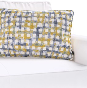 Gabika so šnúrkou, obliečka 60x40cm farba produktu modrá látka zapletaná, vzorované