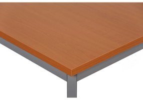 Jedálenský stôl TRIVIA, tmavo sivá podnož, 1200 x 800 mm, čerešňa