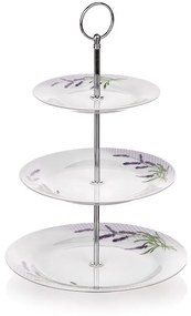 Zdobený Podnos 3-Dielny Levanduľa 600003lav