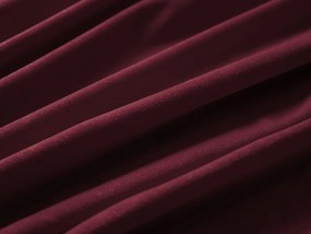 Biante Veľký zamatový štvorcový obrus Velvet Prémium SVP-010 Tmavo vínový 180x180 cm