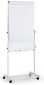 Mobilná tabuľa, flipchart, kombinovaný povrch, 1200 x 700 mm