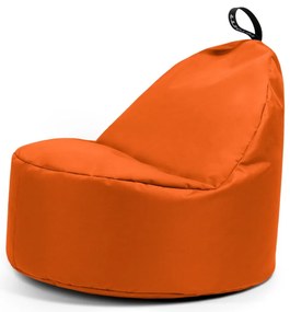 Oranžový sedací vak Round L – So Soft?