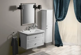 Sapho Sapho, Kúpeľňový set VIOLETA 90, biela matná, KSET-044