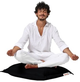 Sedací vankúš 70x70 cm čierna