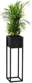 Tutumi Tutumi, kovový kvetináč 60cm FS-C60, čierna, HOM-09811