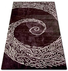 Luxusný kusový koberec akryl Perry hnedý 80x150cm