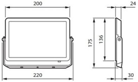 Philips - LED Reflektor DECOFLOOD LED/50W/230V IP65