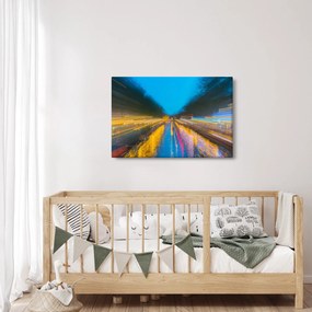 Obraz - Maľba abstrakcie (90x60 cm)