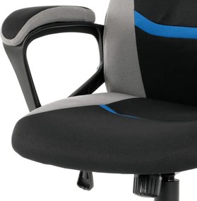 Detská otočná stolička čierna KA-L611 BLUE