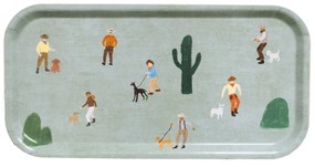 Fine Little Day Servírovací podnos Cowboys and Dogs 43 x 22 cm