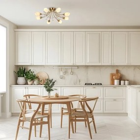 Brilagi - Prisadený luster MEGAPOLIS 8xE14/60W/230V bronzová