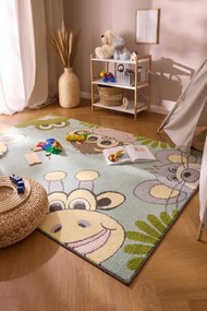 Detský koberec Funky Top Tig mätový