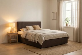 Postel MARS 180x200 cm Hnedá Bez matraca
