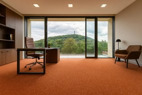 Beaulieu International Group, Koberec metráž New Orleans 719 s podkladom Resine, na mieru, šíře 4m, oranžová, resine, chodba / predsieň