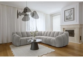 Svetlosivá rohová pohovka Shell – Miuform