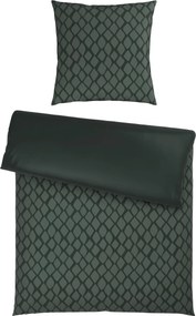 XXXLutz OBOJSTRANNÁ POSTEĽNÁ BIELIZEŇ, satén, zelená, 155/220 cm Dieter Knoll - Online Only bytové doplnky - 008105033801