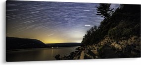 Obraz - obloha pri západe slnka (120x50 cm)