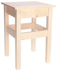 ČistéDrevo Drevená stolička II 31 x 31 x 46 cm