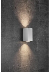 Nordlux - Vonkajšie nástenné svietidlo CANTO 2×GU10/28W/230V IP44 biele