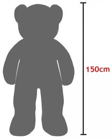 InternetovaZahrada Plyšový medveď 150 cm - biely