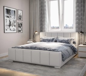 Moderná čalúnená posteľ FANCY - Železný rám,120x200