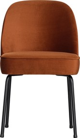 BePureHome Vogue zamatová jedálenská stolička - Oranžová