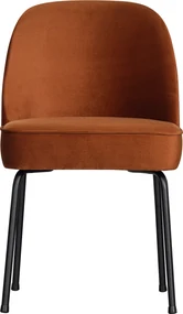 BePureHome Vogue zamatová jedálenská stolička - Oranžová