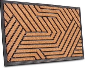 Hanse Home, Rohožka Labyrinth 105934 - na von aj na doma, 45x75, hnedá, chodba / predsieň