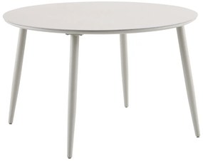Sunfun Solo Záhradný stôl, ø 120 × 74 cm, hliník, prírodný kameň