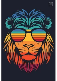 Ceduľa Coloured Lion