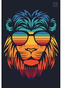 Ceduľa Coloured Lion