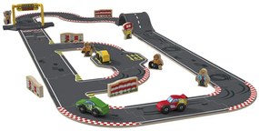 Playtive Drevená cestná súprava Mesto/Pretekárska dráha (pretekárska dráha)  (100367857)