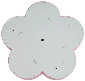 Detské stropné svietidlo ružové a biele - Lucille