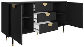 Komoda Tevois 2D3SZ, Farby: čierna