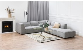 Svetlosivý koncový otvorený modul pohovky Bonami Selection Fairfield, pravý roh