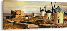 Obraz - Veterné mlyny (120x50 cm)