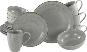 XXXLutz KOMBINOVANÝ SERVIS Nature Collection Stone 16-dielne Creatable - Online Only bytové doplnky - 007768063201
