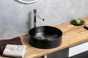 Sapho Sapho, AURUM nerezové umývadlo, priemer 38cm, vrátane výpuste, nerez mat, AU401