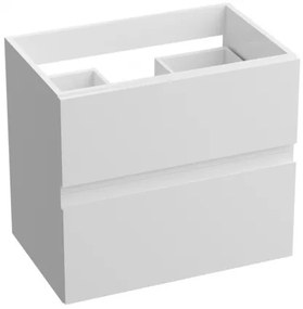 Lavita ARIZONA závesná skrinka s keramickým umývadlom 61 cm, 2 zásuvky so SoftClose, biela, 432364