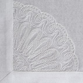 OBRUS BRENDA 140X180 CM BIELY