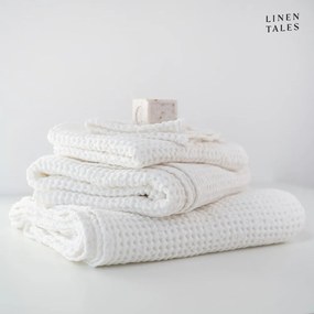 Biele uteráky a osušky v súprave 3 ks Honeycomb - Linen Tales