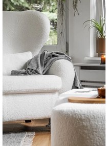 Biele kreslo ušiak Miuf – Miuform