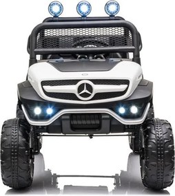 LEAN CARS Mercedes Unimog S Batériové vozidlo biela