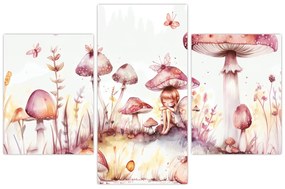 Obraz - Ružová víla (90x60 cm)