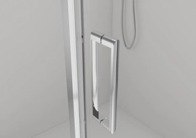Cerano Porte, 1-krídlový sprchovací kút 100x100 cm, 8mm číre sklo, chrómový profil, CER-CER-413510